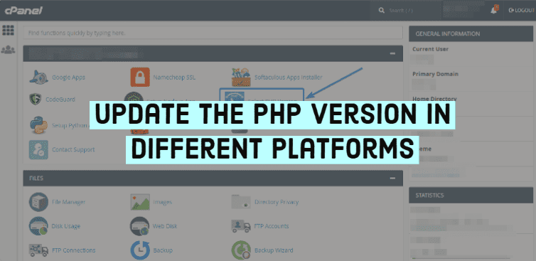 How do I Update OR Change PHP in WordPress Website? 4 Update the PHP Version in Different Platforms