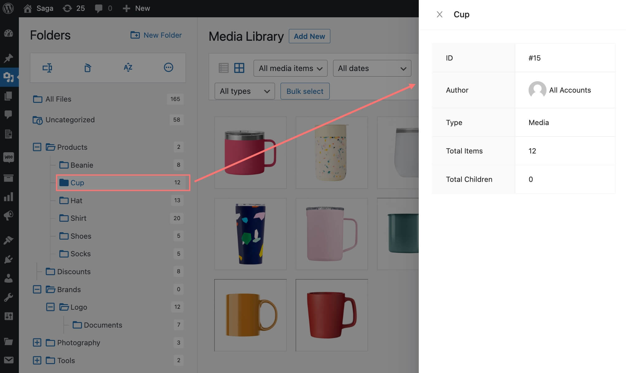 CatFolders folder properties CatFolders folder properties