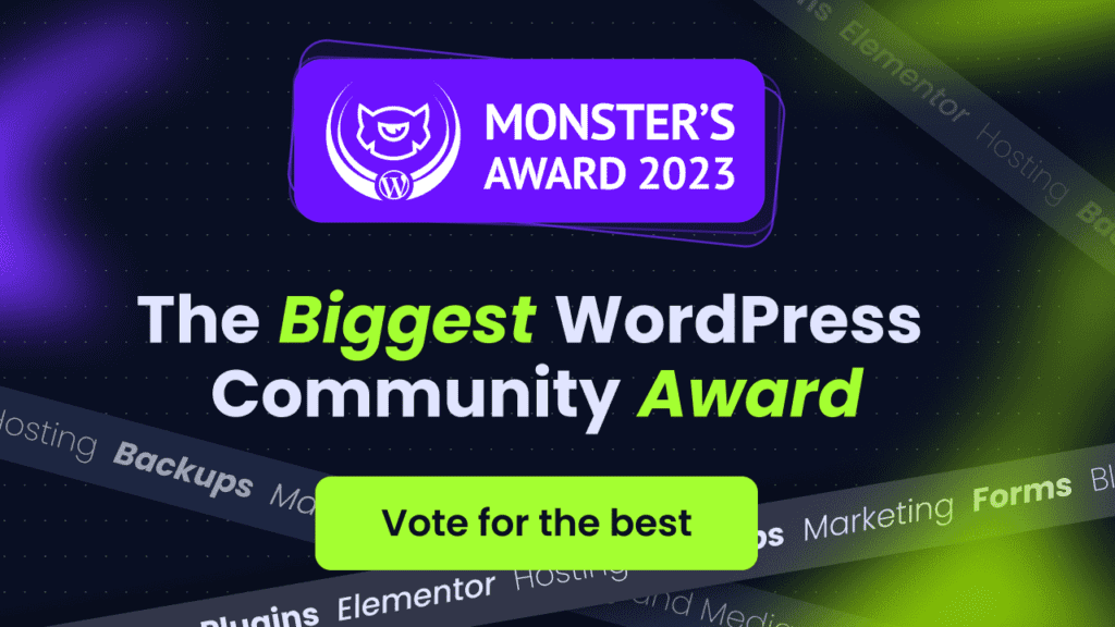 SecurITPress: Monster’s Award 2023 Nominee in The Best WordPress Maintenance Plugins 2 1280 720